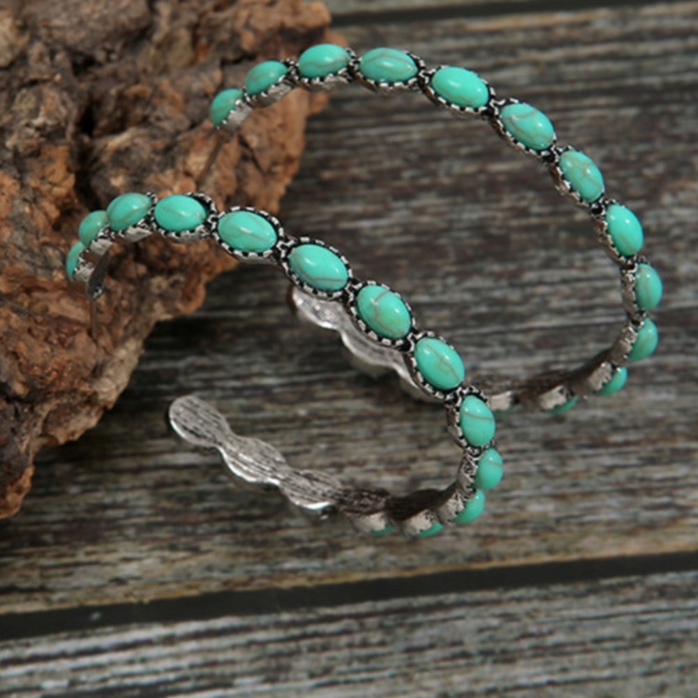 Boho Turquoise Earrings